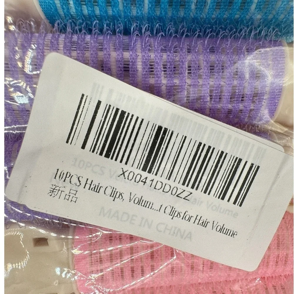 10PCS Hair Volumizing Clips Root Lifting Self Grip Rollers Multi Color NEW